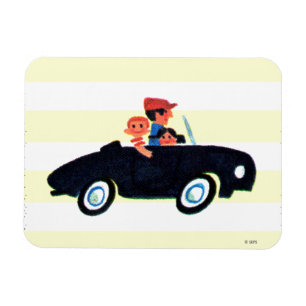 Schlagen der offenen Straße 3 Magnet