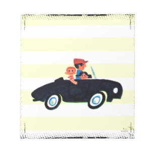 Schlagen der offenen Straße 3 Notizblock