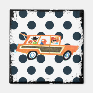 Schlagen der offenen Straße 4 Magnet