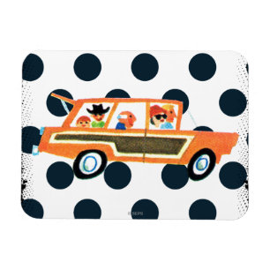 Schlagen der offenen Straße 4 Magnet