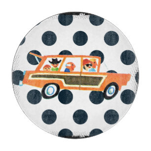 Schlagen der offenen Straße 4 Schneidebrett