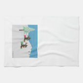 SCHLAGEN DER STEIGUNGEN GESCHIRRTUCH (Horizontal)