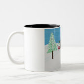 SCHLAGEN DER STEIGUNGEN ZWEIFARBIGE TASSE (Links)