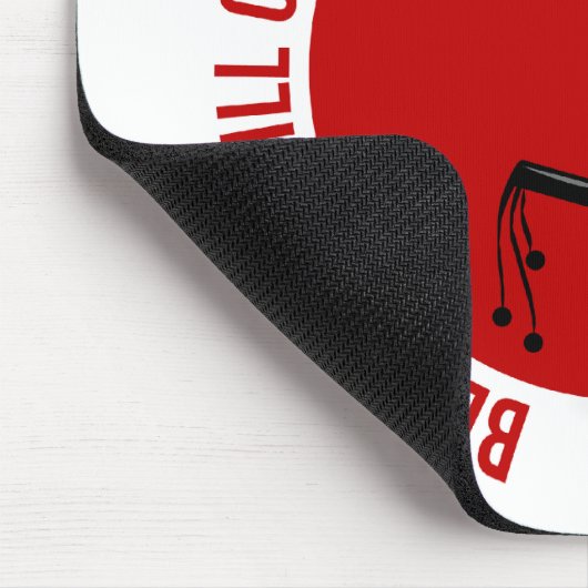 Schlagen fährt fort, bis Moral verbessert Mousepad (Ecke)