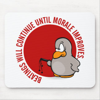 Schlagen fährt fort, bis Moral verbessert Mousepad
