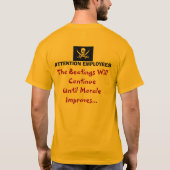 Schlagen fährt…. fort T-Shirt (Rückseite)