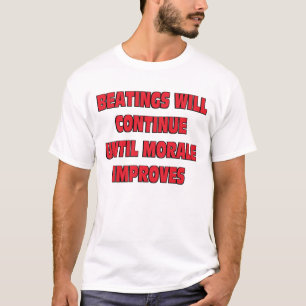 Schlagen fährt fort T-Shirt