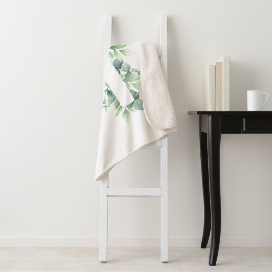 Schlagen Sie all Ihre Angst auf Ihm Eukalyptus Cro Sherpadecke (Beispiel)