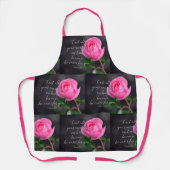 Schlagen Sie all Ihre Angst Christliche Bibel Vers Schürze (Vorderseite)