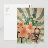 Schlagen Sie Blumen Postkarte (Vorne/Hinten)