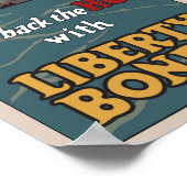 Schlagen Sie das Propagandaposter von Hun WW1 zurü Poster (Ecke)