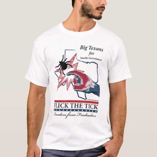Schlagen Sie das Ticken - Texas-Ausgabe T-Shirt (Vorderseite)