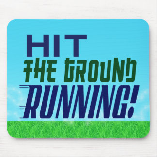 Schlagen Sie den BODENLAUF! Mousepad