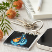 Schlagen Sie den Eimer ein Schlüsselanhänger (Vorderseite rechts)