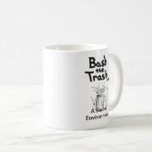 Schlagen Sie die Abfall-Tasse heftig Kaffeetasse (VorderseiteRechts)