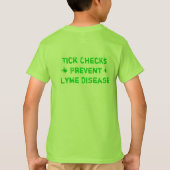 Schlagen Sie die Biss-Lyme-Borreliose T-Shirt (Rückseite)