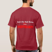 Schlagen Sie die Hölle Outta JEDER! T-Shirt (Rückseite)