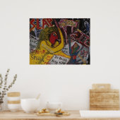 SCHLAGEN SIE DIE MIX-TAPE. POSTER (Küche)