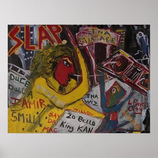 SCHLAGEN SIE DIE MIX-TAPE. POSTER (Vorne)