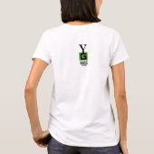 Schlagen Sie ein Pose-T-Shirt (Frauen) T-Shirt (Rückseite)