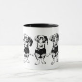 "Schlagen Sie eine Pose-" Flippy Ohr Dex Tasse (Zentrum)