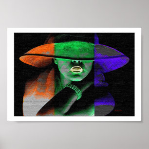 Schlagen Sie eine Pose Poster