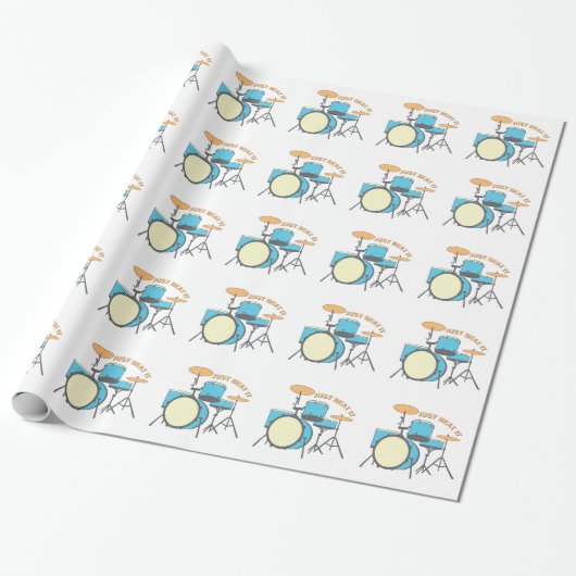 Schlagen Sie es einfach Geschenkpapier (Ungerollt)