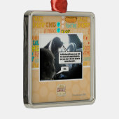 Schlagen Sie es Silbernes Ornament (Rechts)