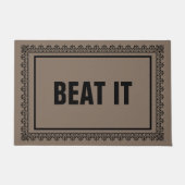 Schlagen Sie es Tür-Matte Fußmatte (Vorderseite)