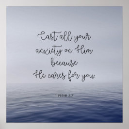 Schlagen Sie ihm all Ihre Angst ein Poster