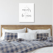 Schlagen Sie ihm all Ihre Sorgen auf, 1 Peter 5:7 Leinwanddruck (Insitu (Schlafzimmer))