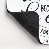 Schlagen Sie ihm all Ihre Sorgen auf Mousepad (Ecke)