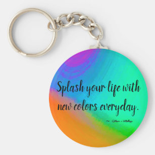 Gluckliche Zitate Schlusselanhanger Zazzle De