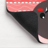 Schläger auf einem Draht-Vampir Mousepad (Ecke)