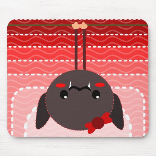 Schläger auf einem Draht-Vampir Mousepad (Vorne)