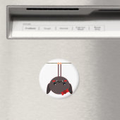 Schläger auf einem Drahtvampir Magnet (In Situ (Geschirrspüler))