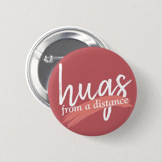 Schläger aus der Ferne in Lila pink Button (Vorne & Hinten)