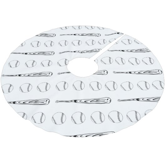 Schläger-Baum-Rock Polyester Weihnachtsbaumdecke (Schrägansicht)