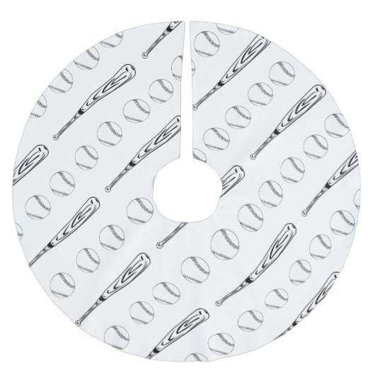 Schläger-Baum-Rock Polyester Weihnachtsbaumdecke (Vorderseite)