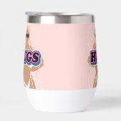 Schläger, Cartoon schön und Dame in Bikinie (Rechts)