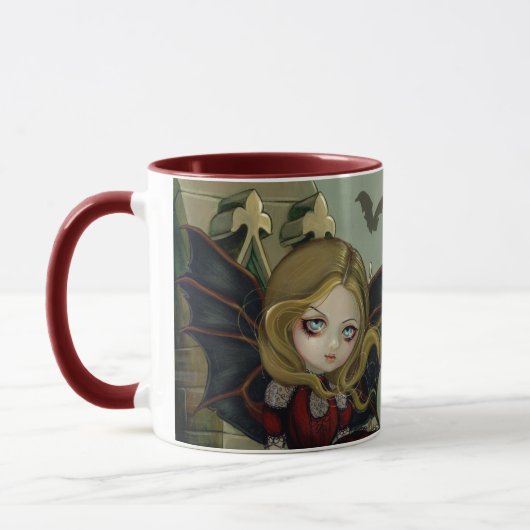 "Schläger im Belfry" Tasse (Links)