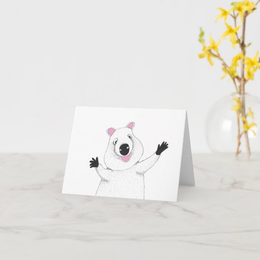 Schläger! Karte (Gelbe Blume)