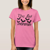 Schläger-Liebhaber das Schlägerwhisperer-Rosa T-Shirt (Vorderseite)