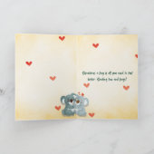 Schläger machen alles besser Koala Bären werden gu Karte (Innenseite)