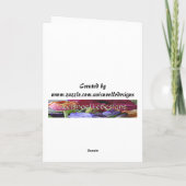 Schläger Mitzvah Glückwünsche Karte (Rückseite)