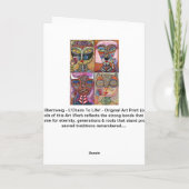 Schläger Mitzvah - L'Chaim zum Leben! Danke zu (Rückseite)