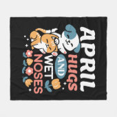 Schläger, Nassnasen und Federmäuse - Gespieltes Ha Fleecedecke (Vorderseite (Horizontal))