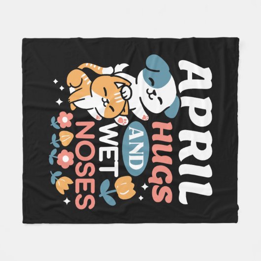 Schläger, Nassnasen und Federmäuse - Gespieltes Ha Fleecedecke (Vorderseite (Horizontal))