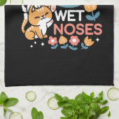 Schläger, Nassnasen und Federmäuse - Gespieltes Ha Geschirrtuch (Gefaltet)