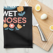 Schläger, Nassnasen und Federmäuse - Gespieltes Ha Geschirrtuch (Viertel Falte)